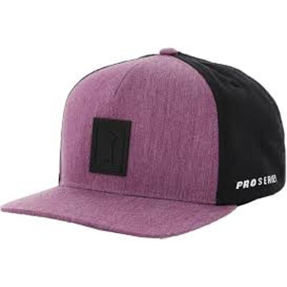 PGA TOUR Unisex Stableford Patch Logo Two Tone Adjustable Snapback Hat-NWT - Picture 1 of 7